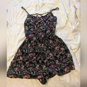2 Piece Bundle Forever 21 High Low Dress + H & M Romper - size Small
